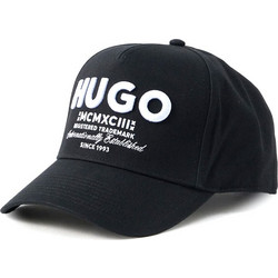 Hugo Ανδρικό Καπέλο Jockey Υφασμάτινο Μαύρο 50555774-001