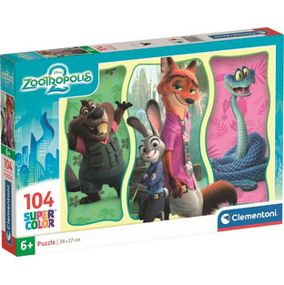 Παιδικό Puzzle Clementoni Zootropolis 104 Κομμάτια