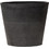 ArtPlast Γλάστρα Στρογγυλή Πλαστική Ανθρακί 30x24cm ATC.030.SB.AN