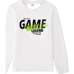 iDo Παιδικό T-Shirt Μακρυμάνικο Λευκό 4G823-0113