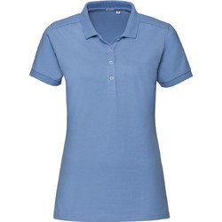 Russell Athletic Γυναικεία Μπλούζα Polo Κοντομάνικη Γαλάζια 0R566F0-032