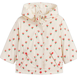 La Redoute Παιδικό Μπουφάν Χειμωνιάτικο Softshell Αδιάβροχο Μπεζ Κόκκινο 3614856074305