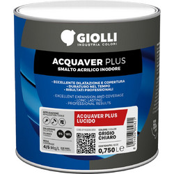 Giolli 710 Acquaver Plus Lucido Ριπολίνη Νερού Λευκή Gloss 0.75lt