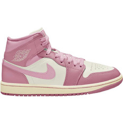 Jordan Air 1 Mid Γυναικεία Sneakers Μποτάκια Ροζ BQ6472-605