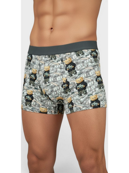 Berrak Teddy & Money Ανδρικό Μποξεράκι Γκρι BRK4431-19