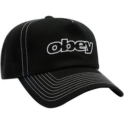 Obey Form Καπέλο Jockey Υφασμάτινο Μαύρο