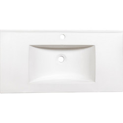 Martin Slim 90 Ένθετος Νιπτήρας Μπάνιου Πορσελάνης 90x46cm Λευκός 3WBH090ΡC0