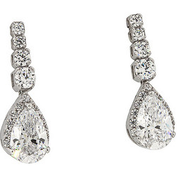 Million Diamonds Γυναικεία Σκουλαρίκια Κρεμαστά από Xρυσό 9K με Ζιργκόν SK24266