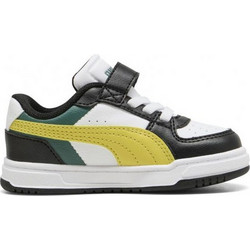 Puma Caven III Παιδικά Sneakers Μαύρα Κίτρινα Πράσινα 406892-06