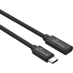 MediaRange MRCS245 USB-C Female to USB-C 60W 2m Black