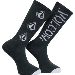 Volcom Ανδρικές Κάλτσες Ψηλές με Σχέδια Μαύρες D6312613-CSR