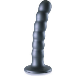 Shots G-Spot Dildo με Βεντούζα 13cm Γκρι