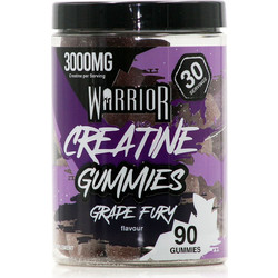 Warrior Supplements Creatine Gummies Grape Fury 90 Ζελεδάκια