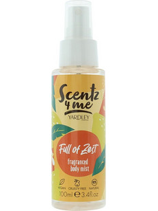 Yardley Scentz 4 Me Full Of Zest Body Mist 100ml