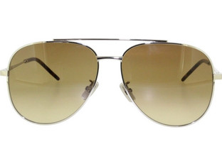 Givenchy GV40138U 16F Ανδρικά Γυαλιά Ηλίου Aviator Μεταλλικά Ασημί με Καφέ Φακό