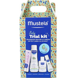 Mustela Barrier Cream 50ml + Cleansing Gel 200ml + Body Lotion 50ml + Change Cleanser 50ml