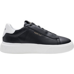 Replay Notting Medium Leather Ανδρικά Sneakers Μαύρα GMZ7O.000.C006L-0003