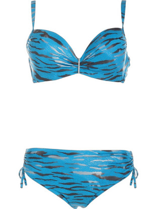 Gsecret Bikini Set Animal Print Μπλε SQ69154-38228