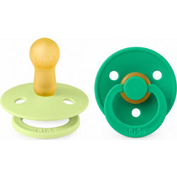 BIBS Colour Πιπίλες 0-6m Cactus Matcha 2τμχ