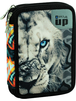 Back Me UP Grey Lion Κασετίνα Γεμάτη με 2 Θήκες Πολύχρωμη 357-38100