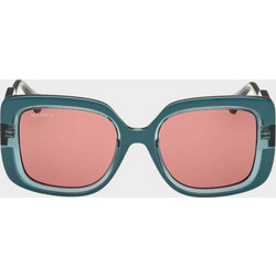 Max & Co MO0096 98S Γυναικεία Γυαλιά Ηλίου Τετράγωνα Κοκάλινα Πράσινα με Ροζ Φακό