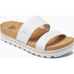 Reef Γυναικείες Παντόφλες Καλοκαιρινές Flatforms Λευκές RFOA3YP5-CLD