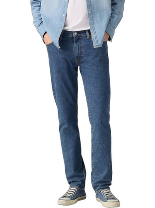 Levi's 511 Ανδρικό Τζιν Παντελόνι Ελαστικό Slim Εφαρμογή Navy Μπλε 04511-6518-6518