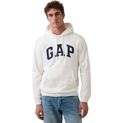 Gap Ανδρικό Φούτερ με Κουκούλα & Τσέπες Λευκό 715036056