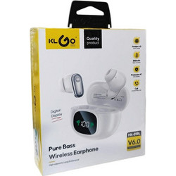 KLGO HK-39BL Ακουστικά Bluetooth Earbud White