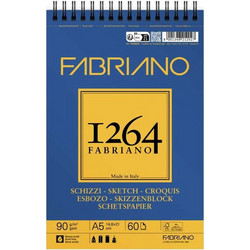 Fabriano 1264 Μπλοκ Σχεδίου A5 90gr/m² 60 Φύλλα