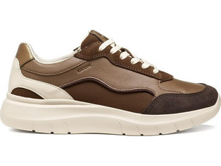 Geox Plummery Γυναικεία Sneakers Καφέ D65YNA 05422 C6049