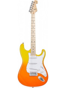 SX Guitars SEM1 Ηλεκτρική Κιθάρα ST Style με Μαγνήτες SSS & Ταστιέρα Maple Burning Fire