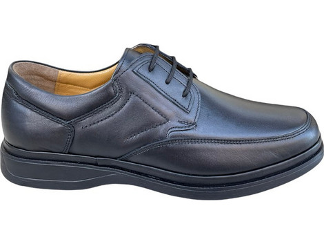 Smart Steps Ανδρικά Σκαρπίνια Derby Δερμάτινα Μαύρα 2501-125