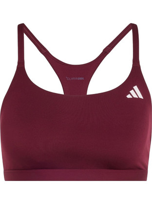 Adidas Optime Essentials Workout Αθλητικό Μπουστάκι με Χαμηλή Στήριξη & Αφαιρούμενη Ενίσχυση Μπορντό KS8538