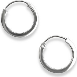 Silverline Σκουλαρίκια Κρίκοι Ασημί 0130519