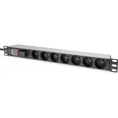 Digitus DN-95407-FR Πολύπριζο για Καμπίνες Rack 1U 19"
