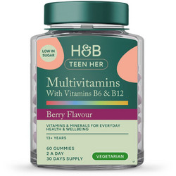 Holland & Barrett Teen Her Multivitamins Berry 60 Ζελεδάκια