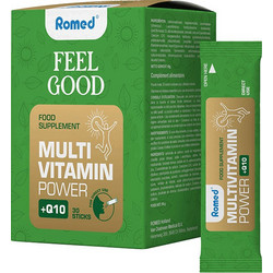 Romed Feel Good Multivitamin Power & Q10 Σκόνη 30 Φακελάκια