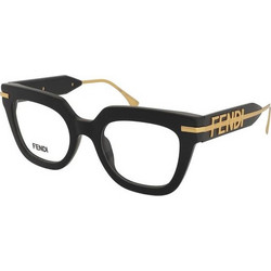 Fendi FE50065I 001 Γυναικείος Σκελετός Γυαλιών Οράσεως Κοκάλινος Μαύρος