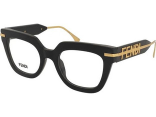 Fendi FE50065I 001 Γυναικείος Σκελετός Γυαλιών Οράσεως Κοκάλινος Μαύρος