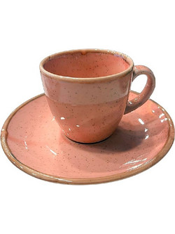 Espiel Σετ Φλιτζάνια Espresso Πορσελάνης Ροζ 90ml 6τμχ 5205918382896