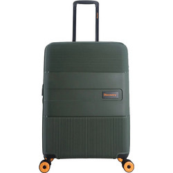 Discovery Trails DL02H0 Βαλίτσα Μεσαία 64x44x27cm με 4 Ρόδες Χακί