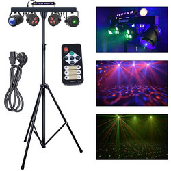 Light4me ABE00982 Φωτορυθμικό Προβολέας LED PAR DMX UV