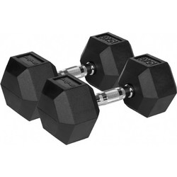 Rebel RBA-2325-15 Εξάγωνοι Αλτήρες Σετ 2x15kg