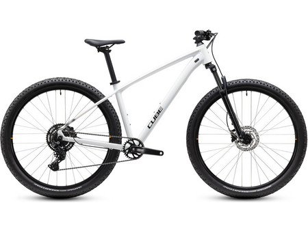 Cube Aim One 2027 Mountain Bike 29" Αλουμινίου με 9 Ταχύτητες και Δισκόφρενα Λευκό Μαύρο