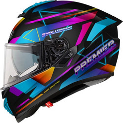 Premier Evoluzione RT9BM Black Blue Κράνος Μηχανής Full Face 1520gr