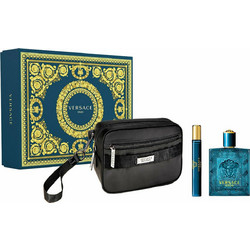 Versace Eros Eau de Toilette 100ml + 10ml + Travel Bag