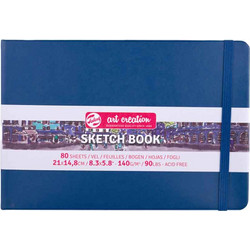 Royal Talens Art Creation Navy Blue Sketchbook 21x15cm 140gr/m² 80 Φύλλα