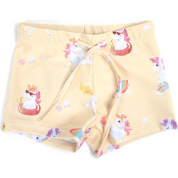 Filibabba Orla Unicorn Shores Βρεφικό Μαγιό Boxer για Κορίτσι Κίτρινο Ροζ 108-0057