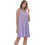 PNN Nightwear Marietta Νυχτικό Εγκυμοσύνης Βαμβακερό Καλοκαιρινό Λιλά 0251-0412